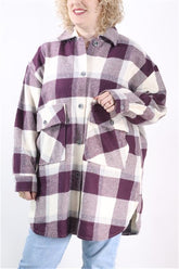 חולצת גקט חדשה פלנאל- XL-XXL